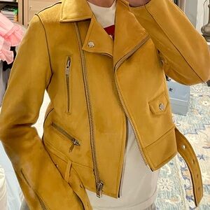 Zara faux suede jacket 🤍